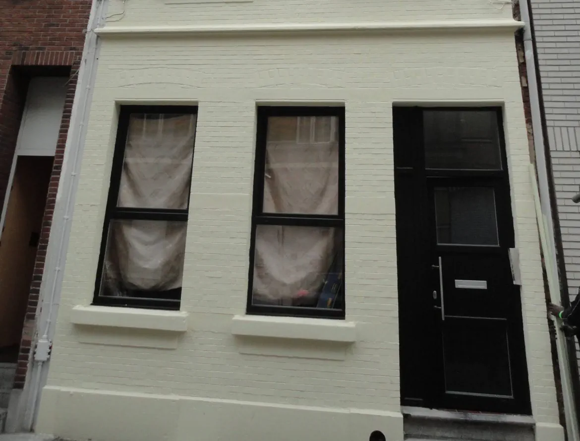 Eengezinswoning in de Zwarte Leeuwstraat in Antwerpen